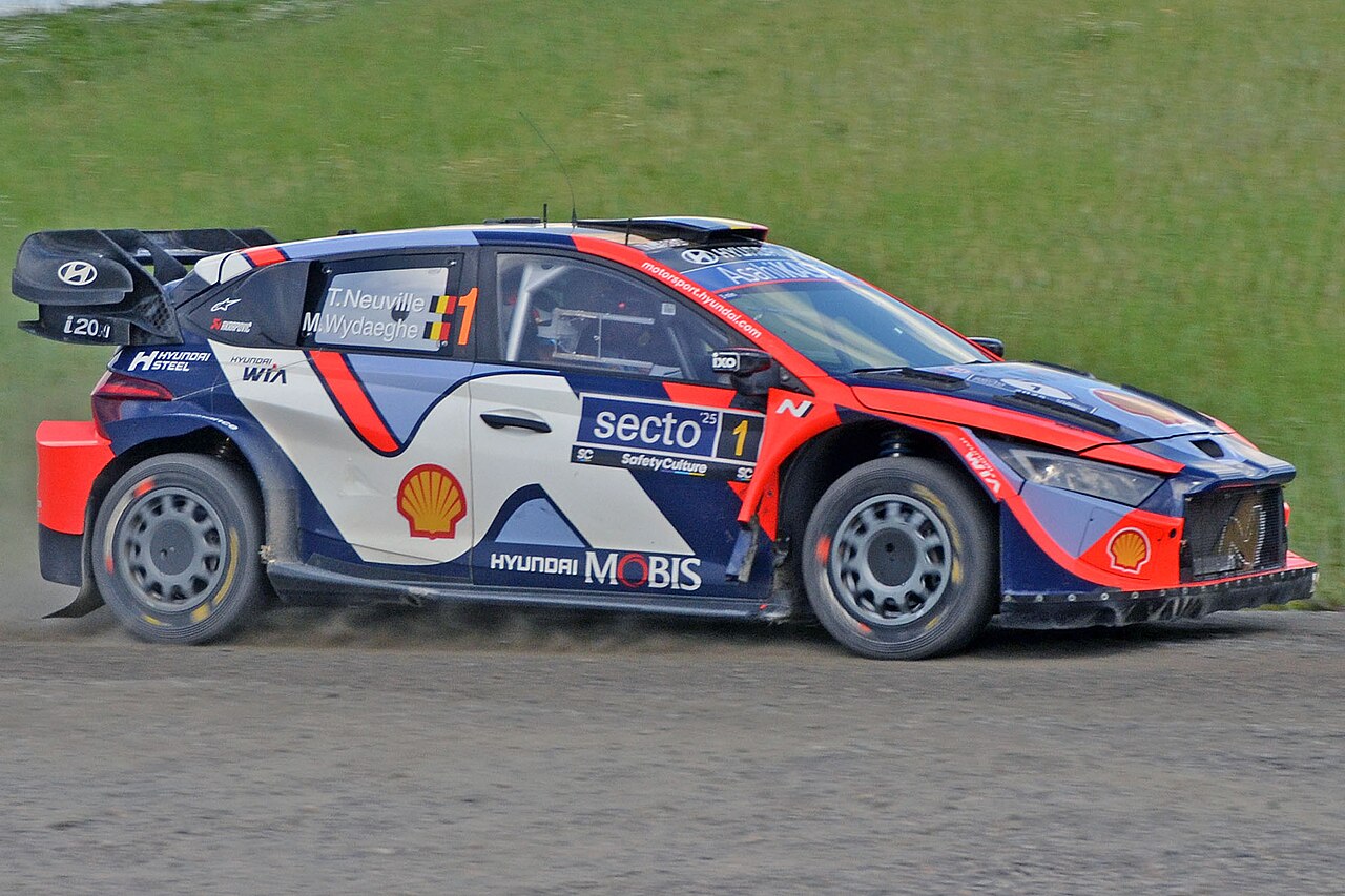 Thierry Neuville Rally Finland 2025 Ouninpohja (cropped)