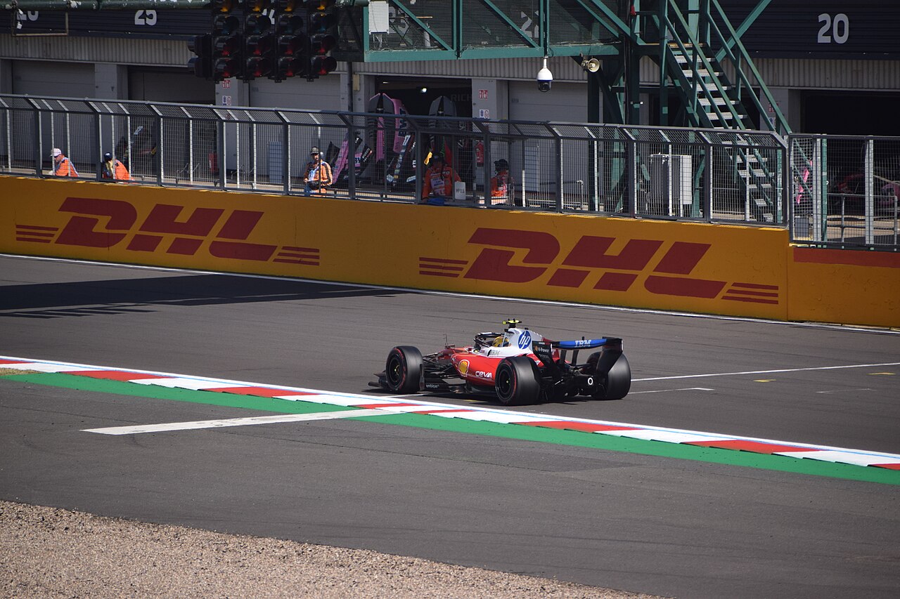 Lewis Hamilton Ferrari F1 Car