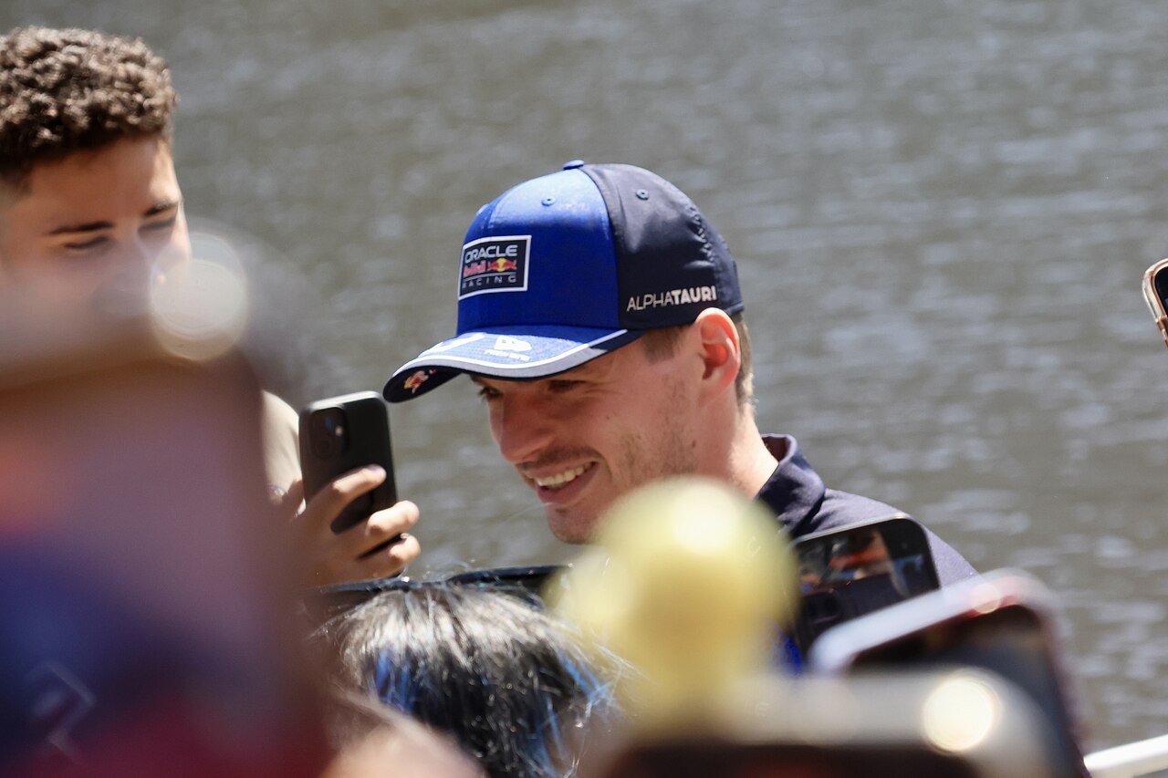 Max Verstappen at the Red Bull Fan Zone – Crown Riverwalk, Melbourne (028A7657)