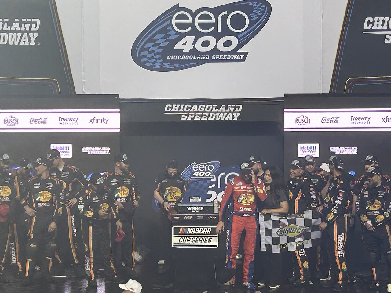 Chase Briscoe 2026 eero 400 Victory Lane