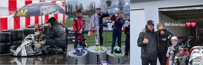 Kimi Räikkönen gyermekei hódítanak – Robin a gokart pályán, Rianna a tornász teremben diadalmaskodott