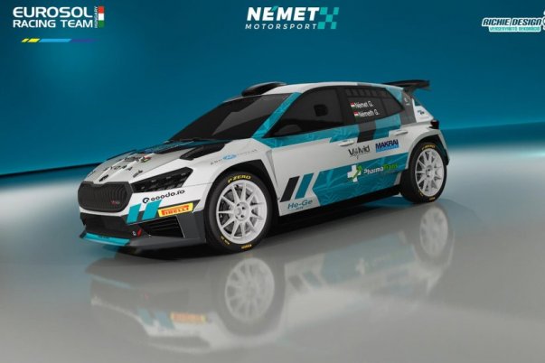 A Német-Németh duó az Eurosol RS Skoda autójával indul az idei szezonban