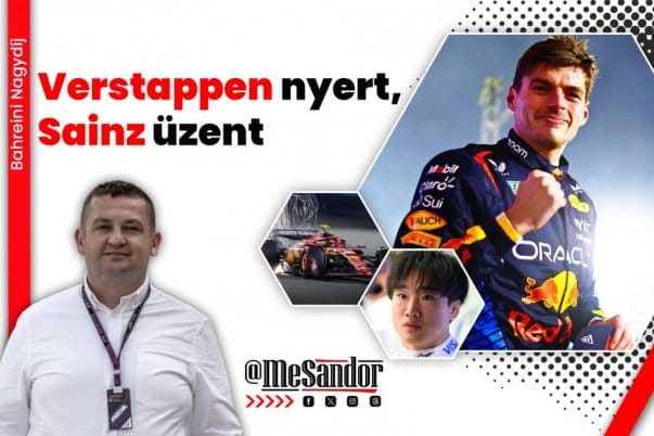 Verstappen nyert, Sainz üzent: így zárult a bahreini F1-es hétvége