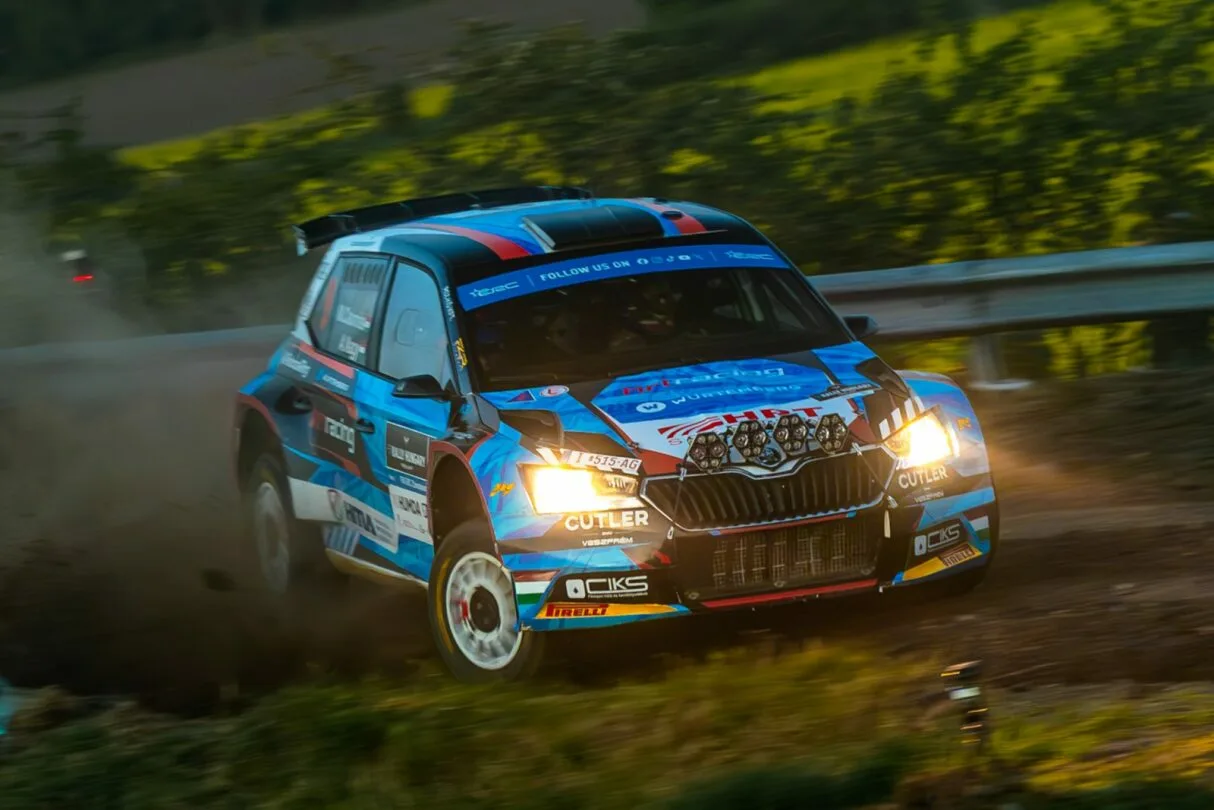 Heikkila megnyeri a V-Híd Rally Hungaryn a csomós szakaszt a fordulatos délelőtt után