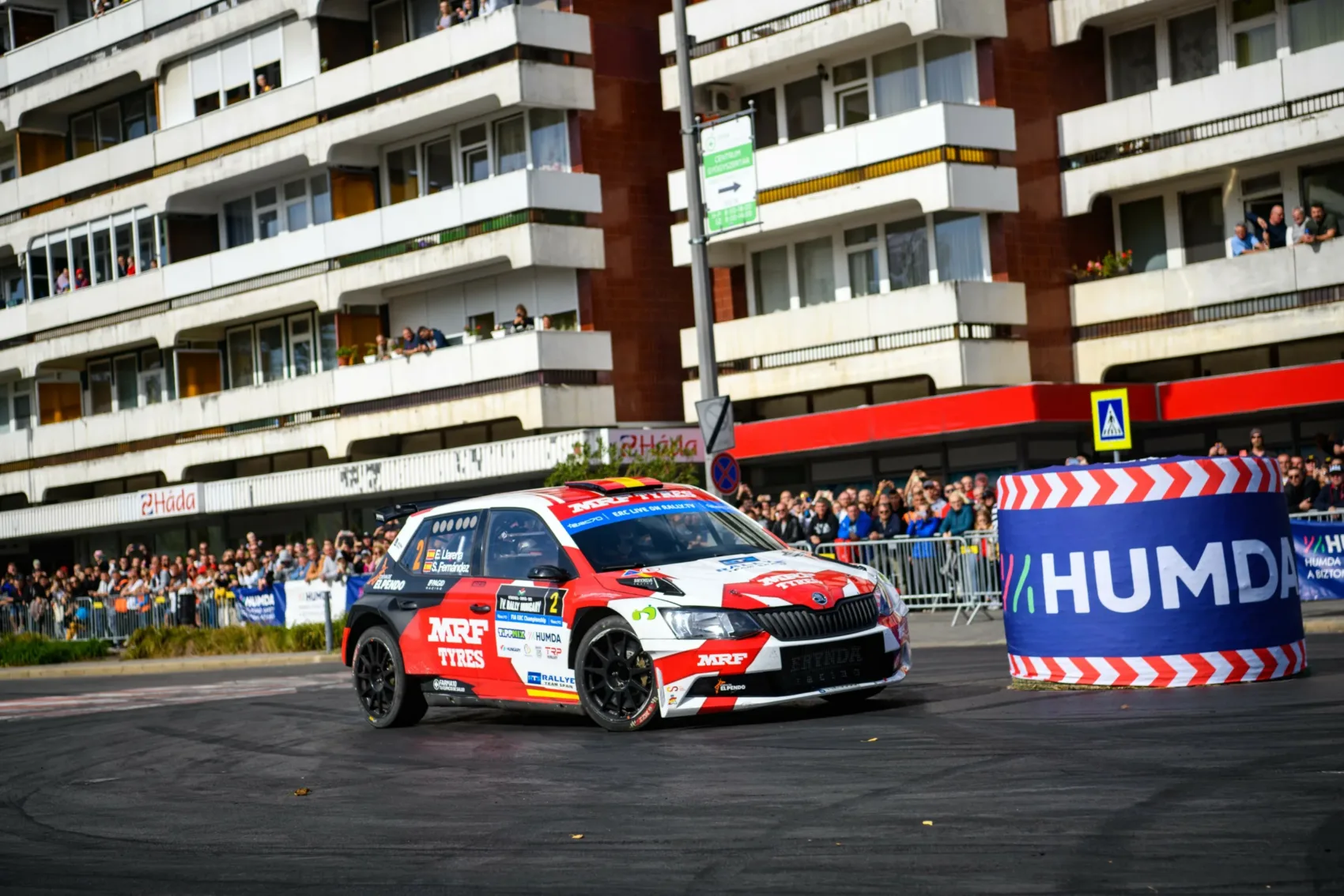 Efrén Llarena törekvése a második ERC-futamgyőzelemre a 2022-es V-Híd Rally Hungaryn