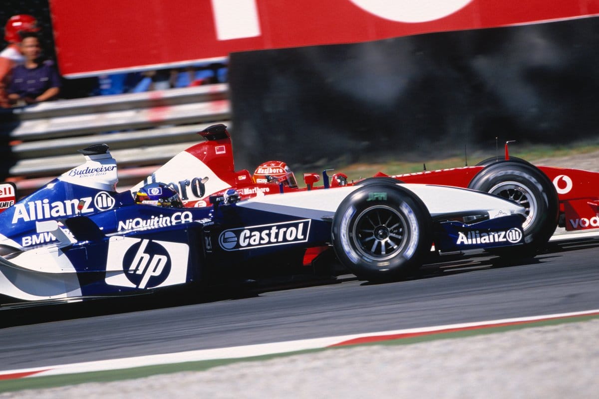 Amikor a versenyszellem az őrzést tartja: Juan Pablo Montoya és Michael Schumacher csatája