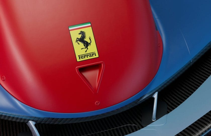 A Ferrari átváltozása: bekékült és új nevet kapott, de fenntartva stílusát
