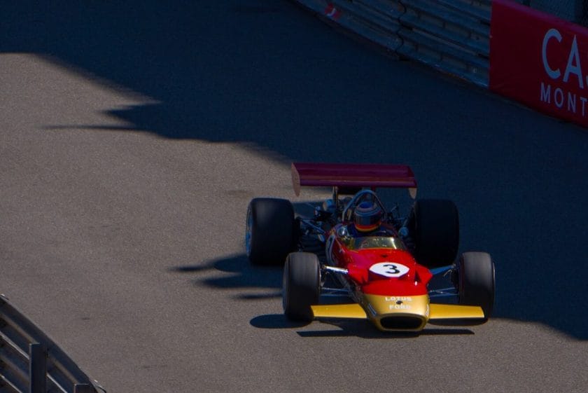 A legendás autótervező, Newey, átveszi a kormányt – Graham Hill Lotusában a Monacói Nagydíjon