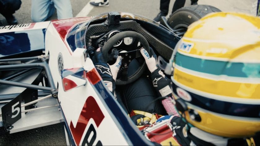 Senna történelmi pillanata: az Alpine vezetése az F1-és autóval