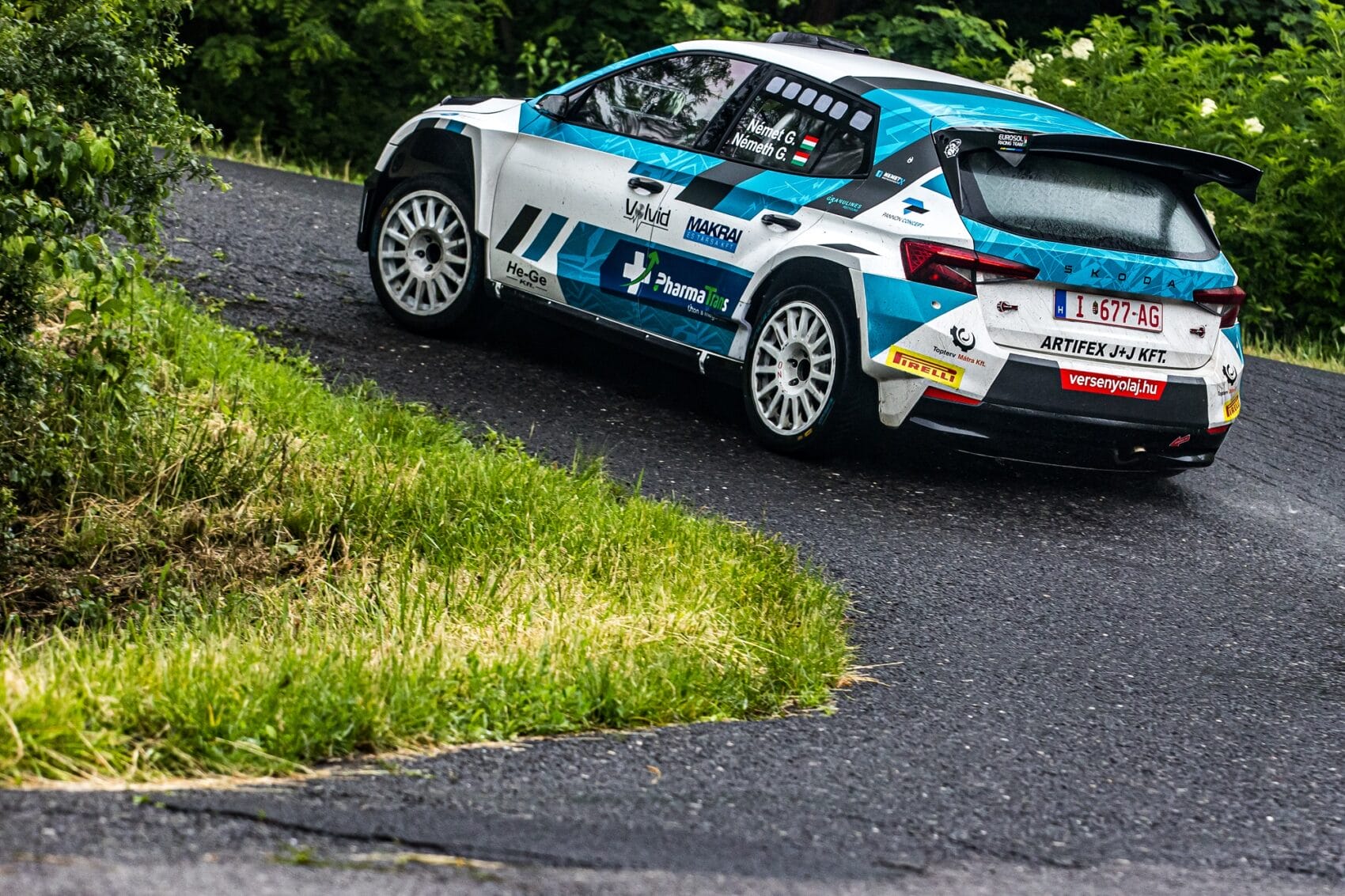 Gábor Német és Gergely Németh készen áll a Diósgyőr Rally kezdetére