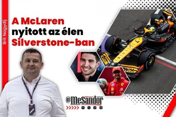 A McLaren átvette az irányítást Silverstone-ban