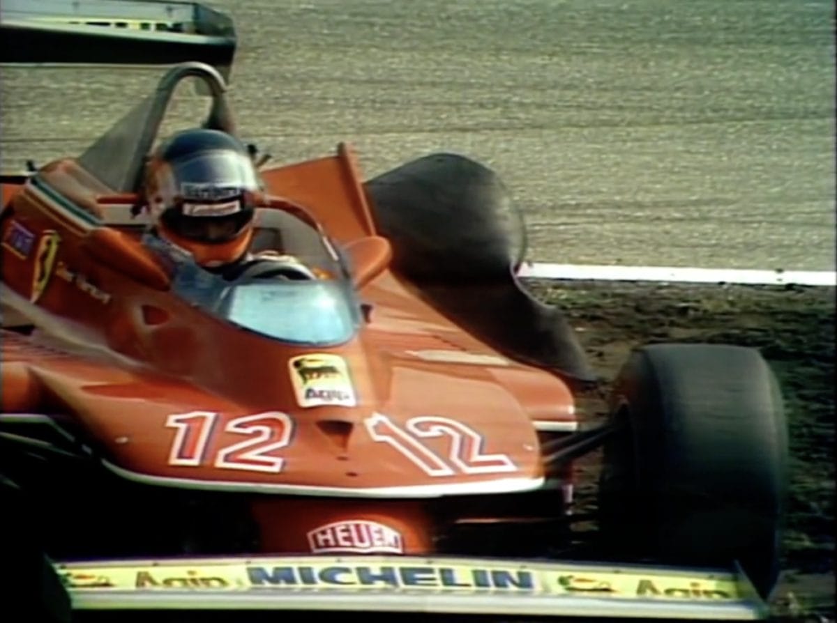 Gilles Villeneuve emlékezetes F1-es jelenete: egy lábat a levegőben