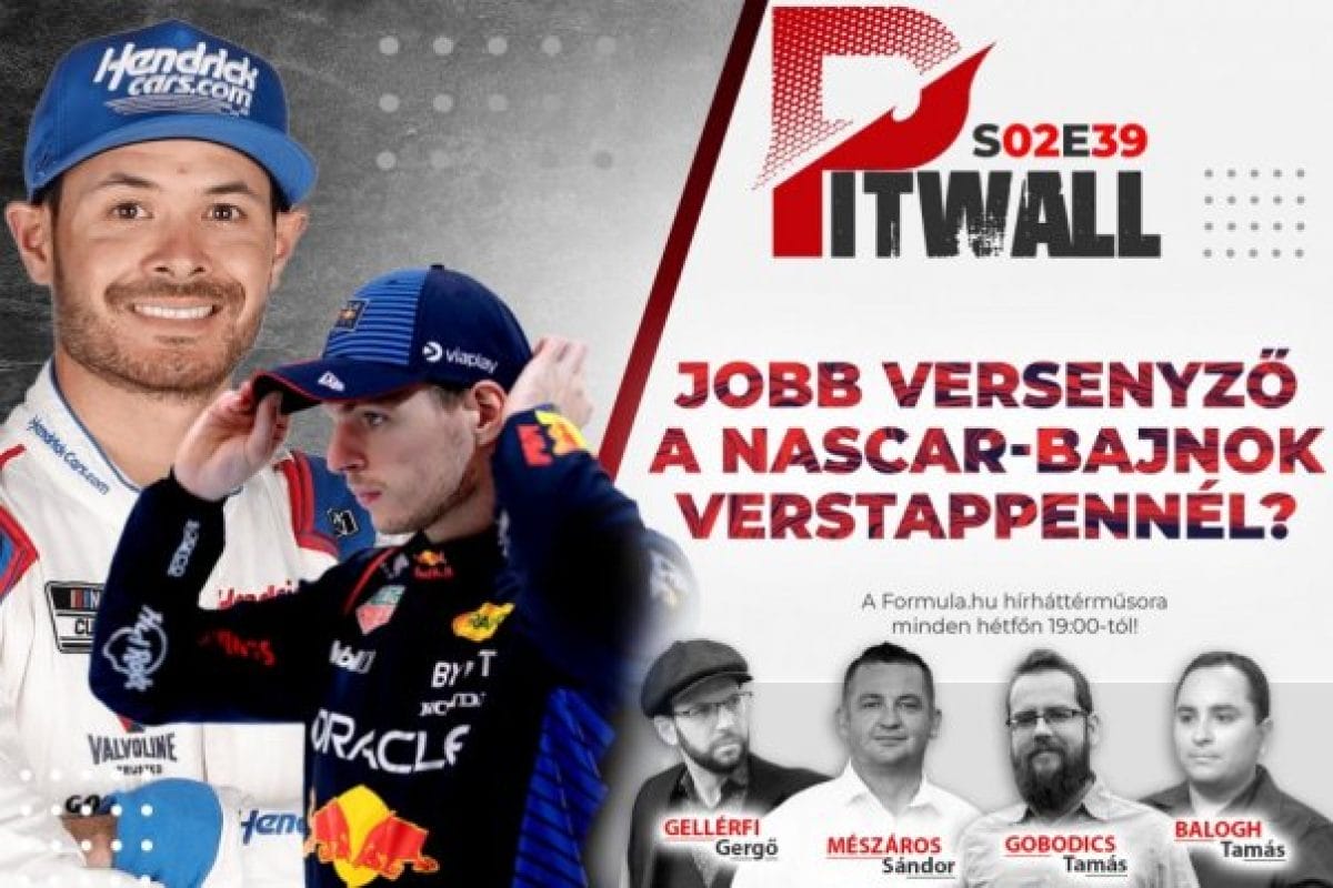 Pitwall: Jobb versenyző a NASCAR-bajnok Verstappennél?