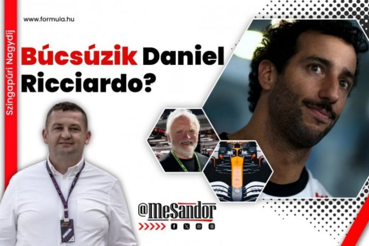 Az F1 világában változások közelegnek: Daniel Ricciardo búcsúzik?