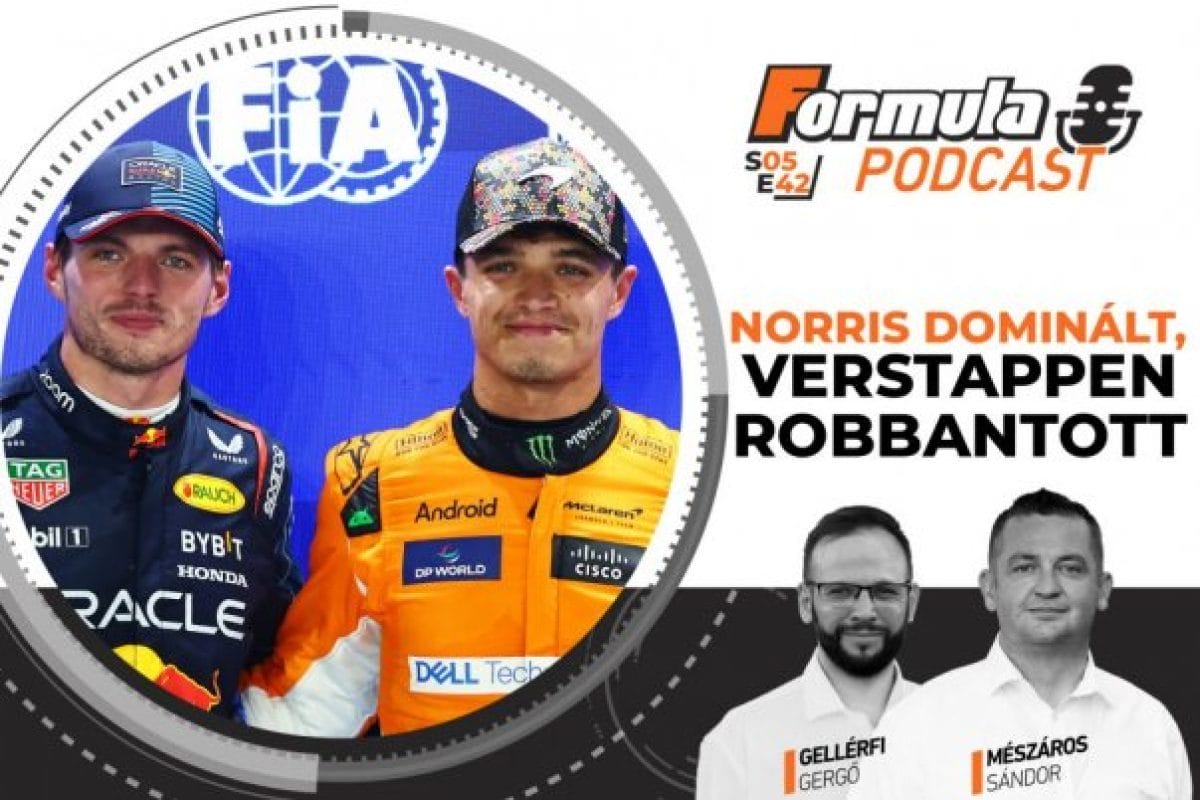 A Formula-1-es podcastban Norris és Verstappen szereplése a fókuszban