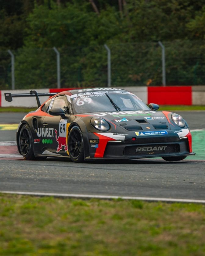 Rovanpera lenyűgöző győzelme a Porsche Carrera Benelux Kupán