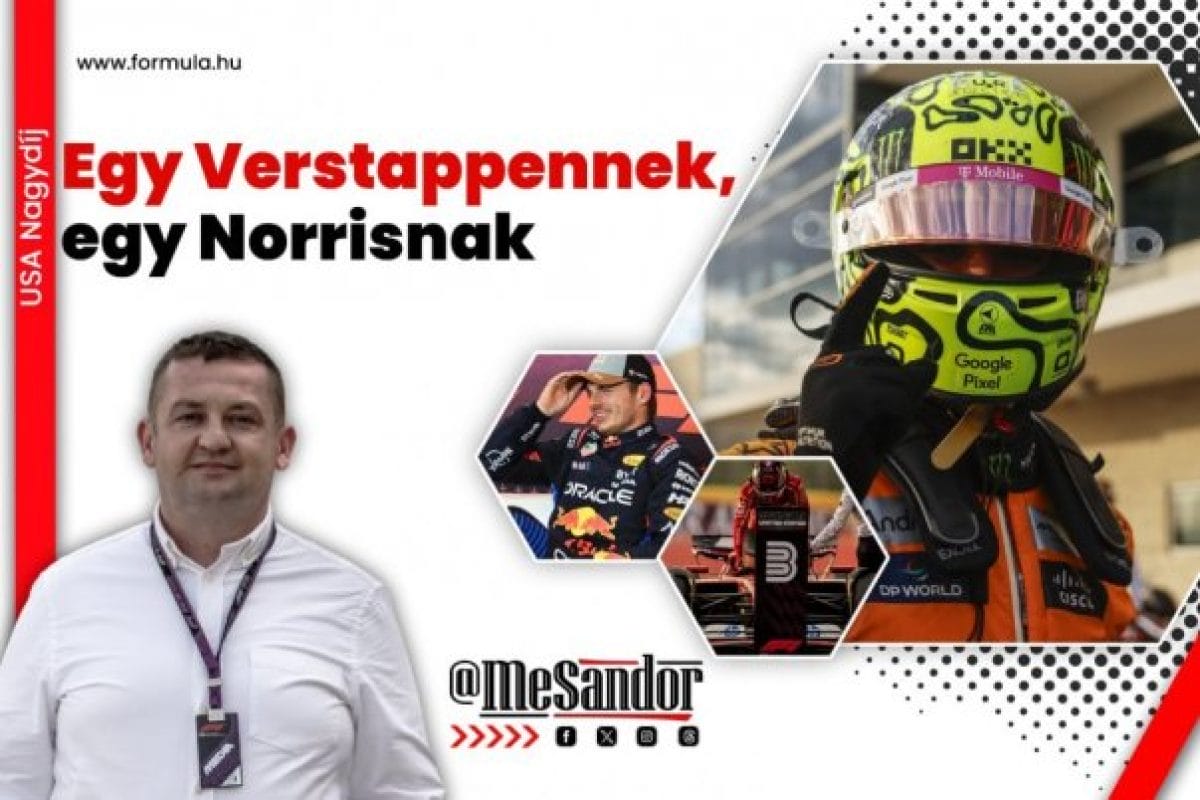 Az adrenalinpumpáló versengés: Verstappen és Norris csatája