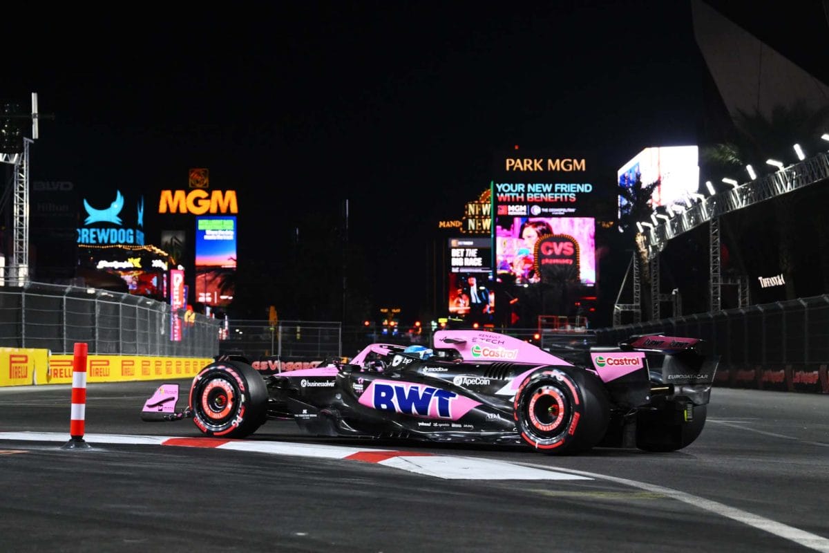 Az F1-es Las Vegas-i Nagydíj rajtrácsa