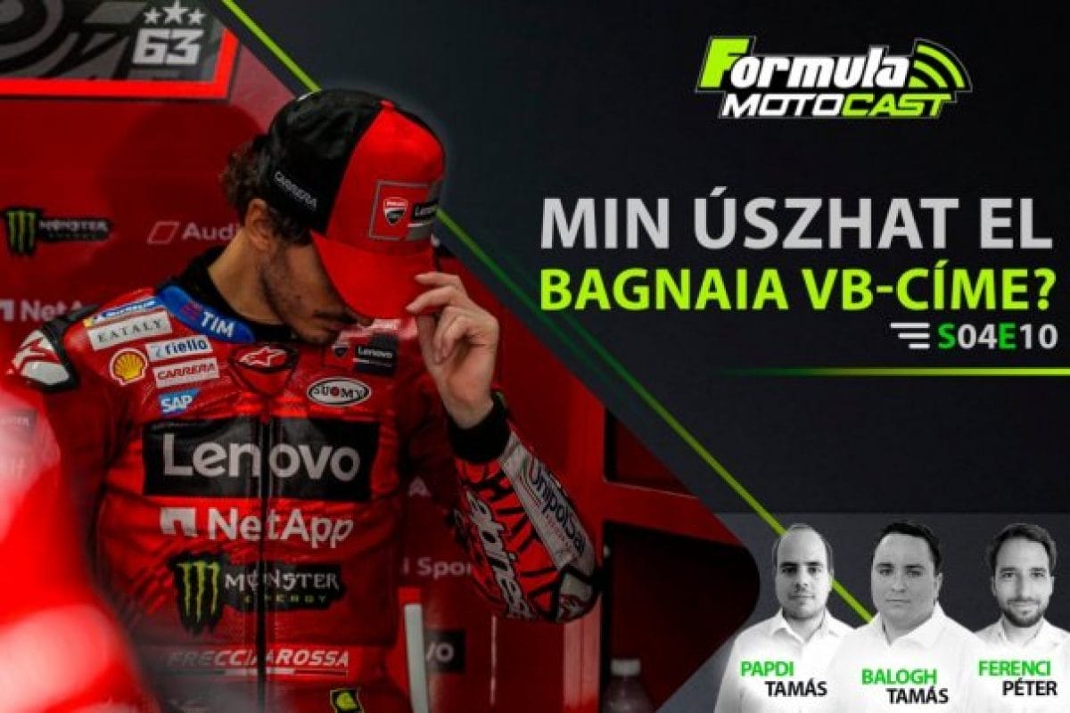 Bagnaia vb-címét fenyegeti a veszély? – Formula Motocast elemzés