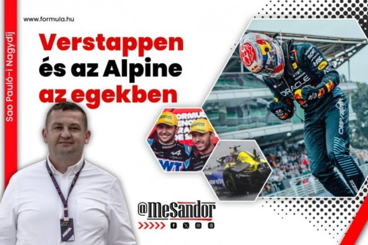 Az égig érő teljesítmény: Verstappen és az Alpine a pályán