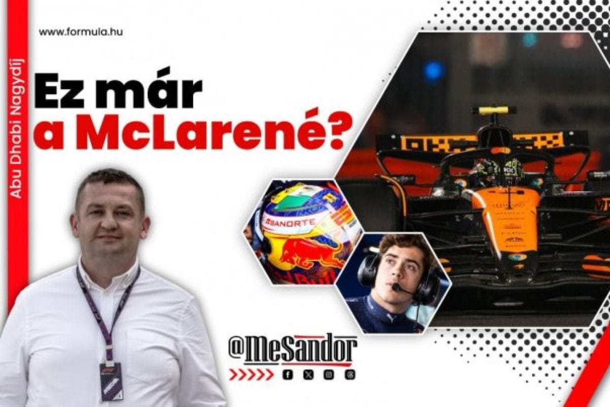 Készülhet a bajnoki ünneplésre a McLaren?