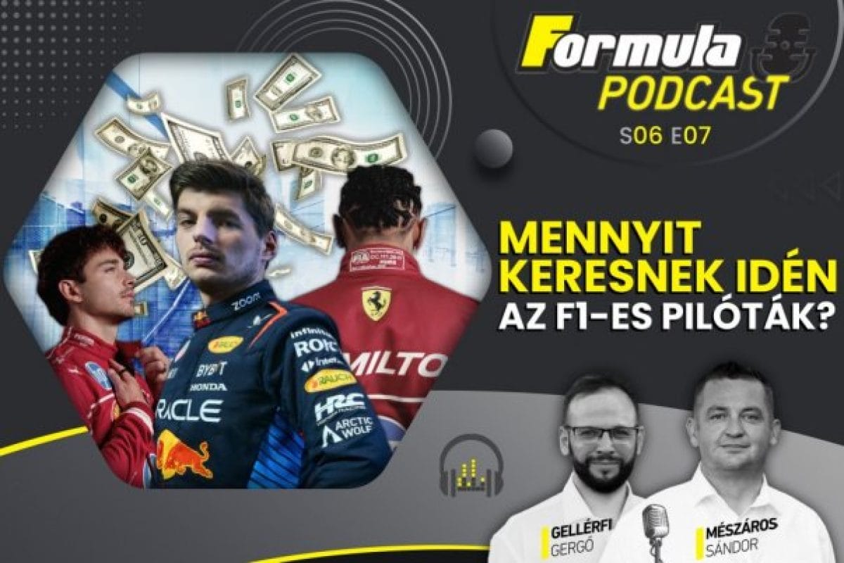 Podcast: Mennyit keresnek idén az F1-es pilóták?