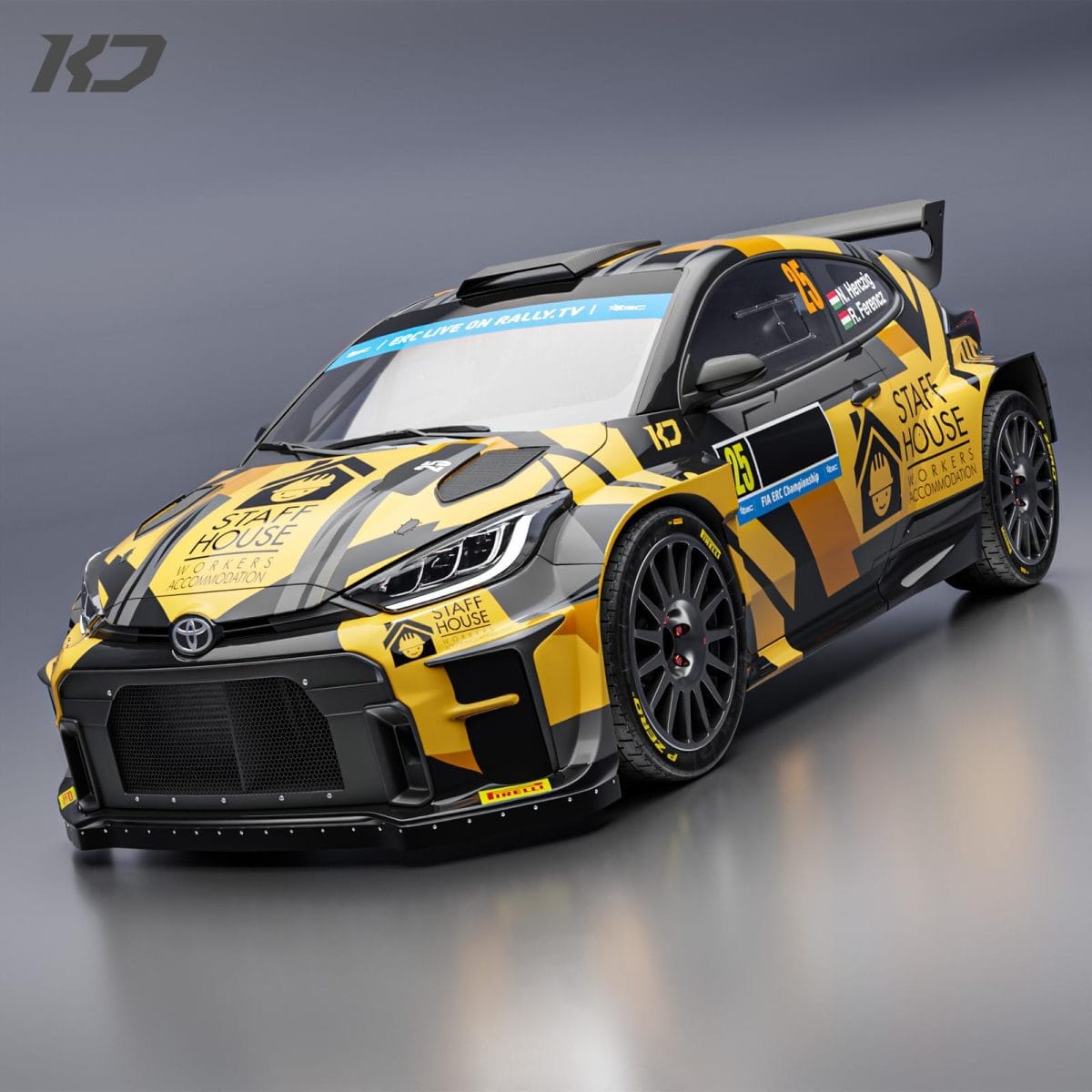 Herczig Norbiék Toyotával kezdik a szezont – dögös lett az új dizájn