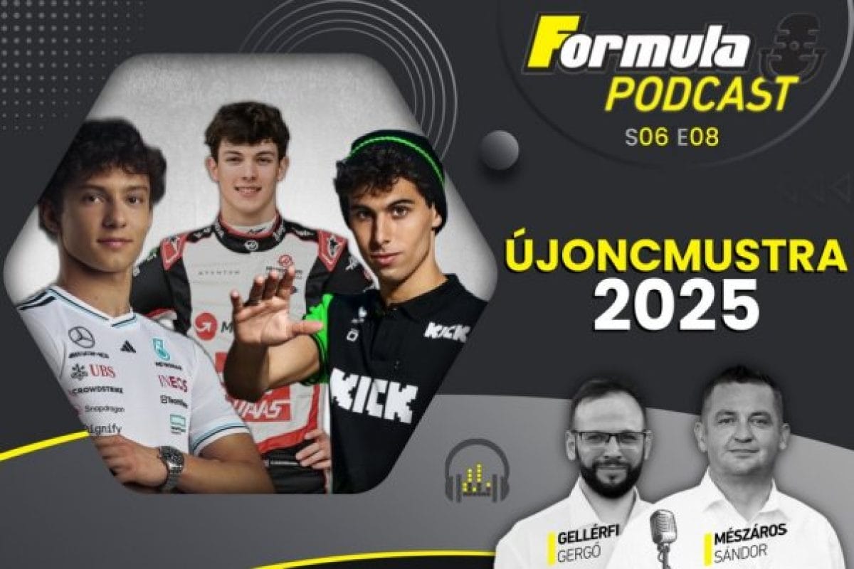 Podcast: A 2025-ös F1-es újoncok
