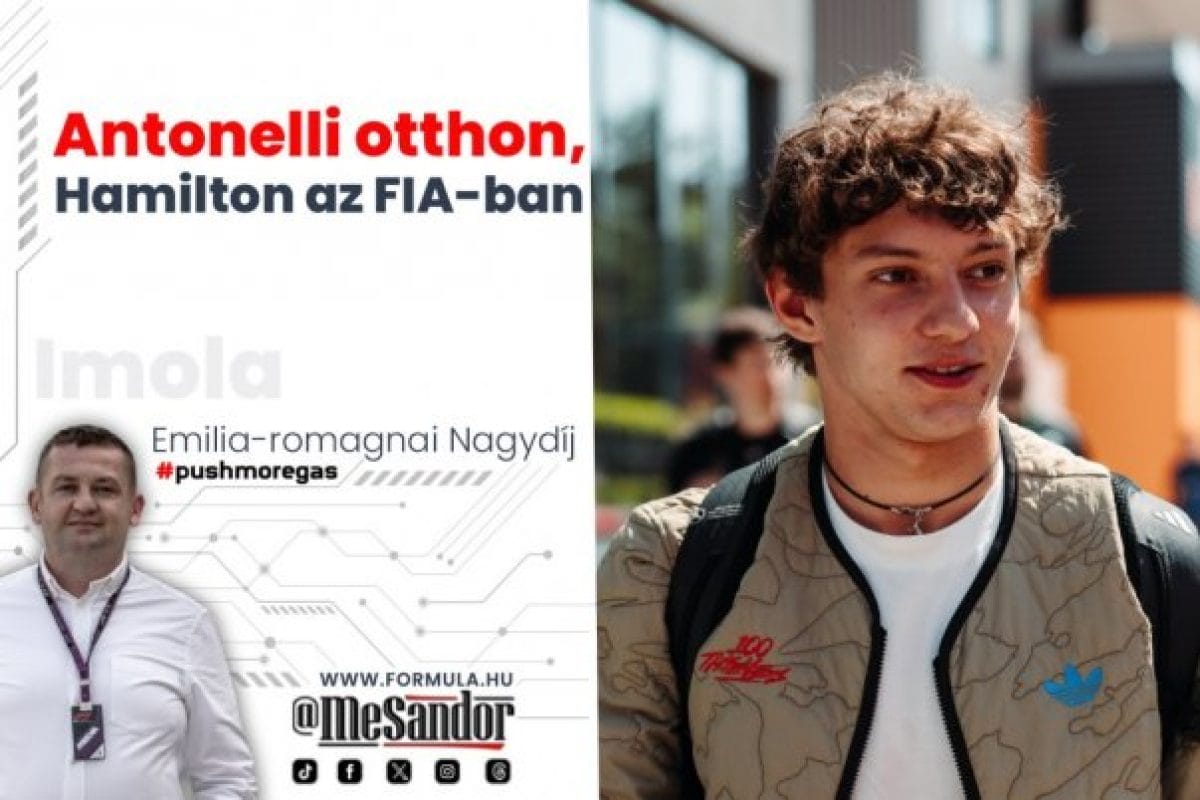 Kirajzolódó irányvonalak: Antonelli a csapat szívét képezi, Hamilton pedig a Forma-1 szabályozó testületében.