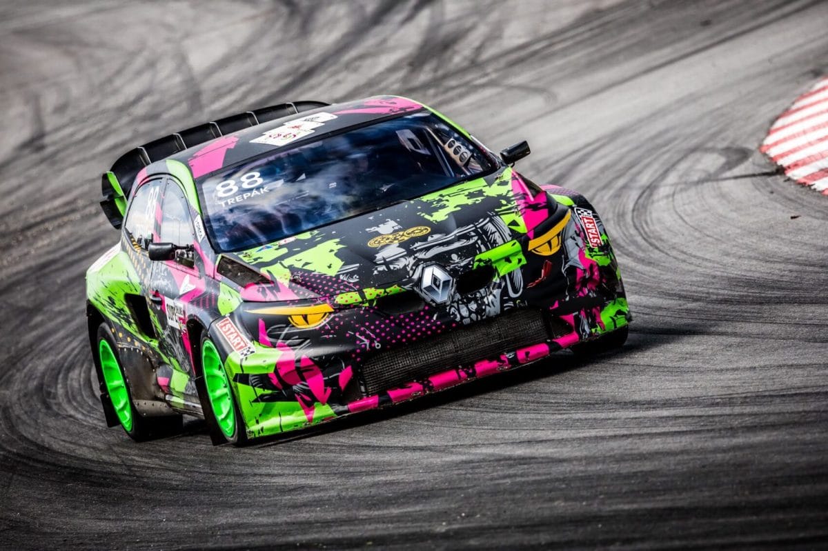 Trepák Andor győzelmet aratott a Rallycross Országos Bajnokság Fuglaui futamán