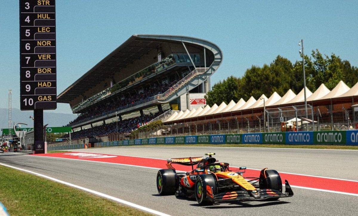 Az első F1-es edzés után Norris repült magasra a szabályváltozásokkal teli pályán