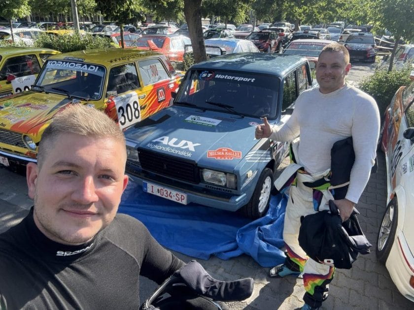 Lenyűgöző felvétel: Schwalm Benjamin hihetetlen teljesítménye a Mecsek Rally historic versenyen