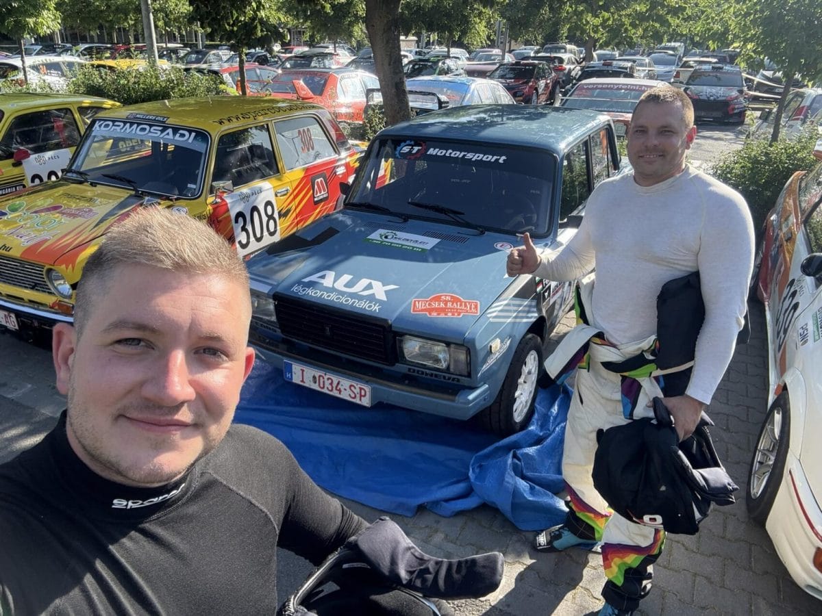 Lenyűgöző felvétel: Schwalm Benjamin hihetetlen teljesítménye a Mecsek Rally historic versenyen