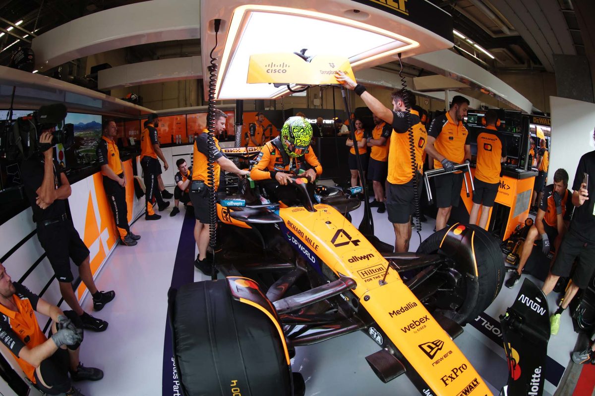 Norris: Pénteken jó irányban haladtunk, de szombaton szoros küzdelem várható