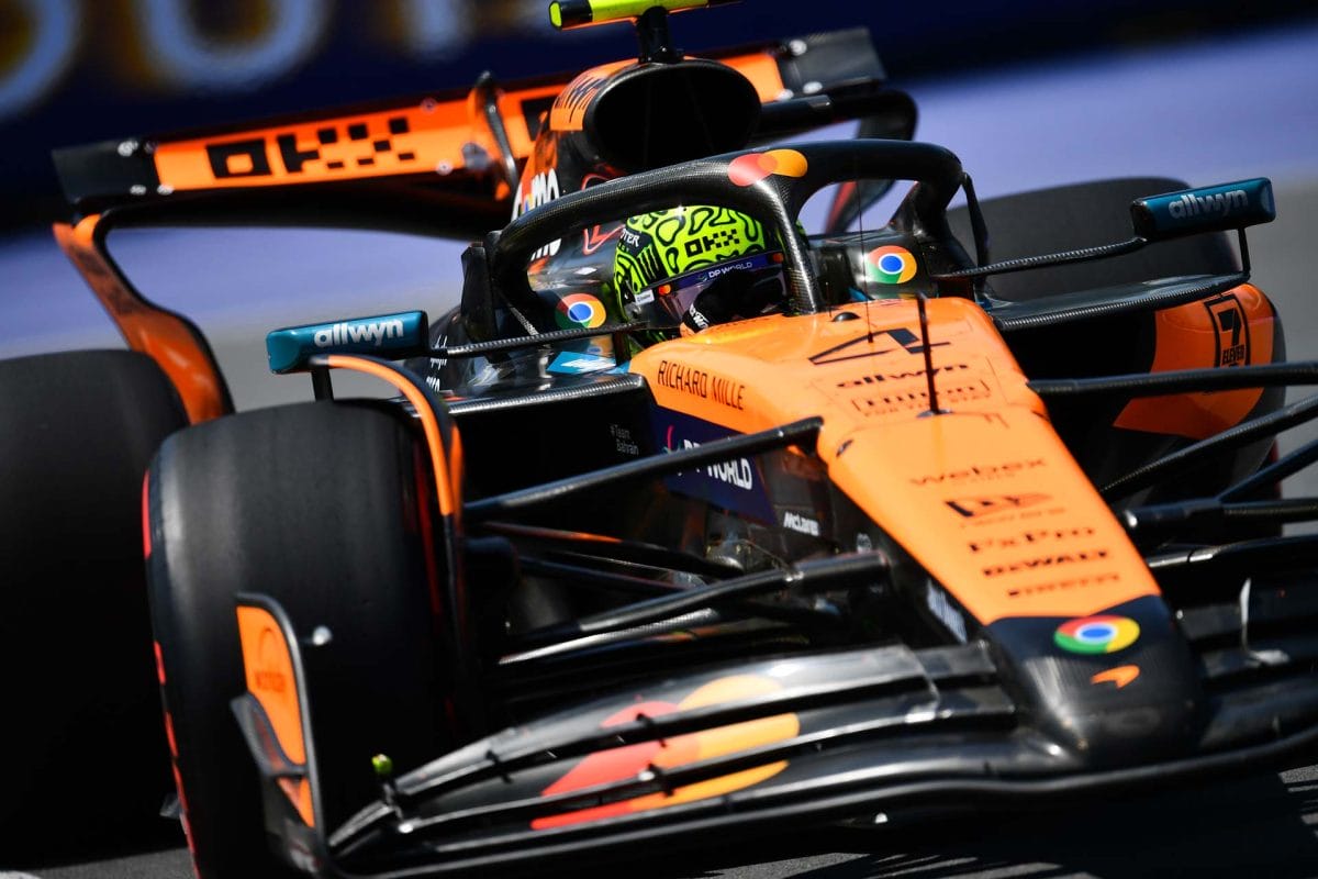 A McLaren Norrist támogatja a továbbfejlesztett futóművel