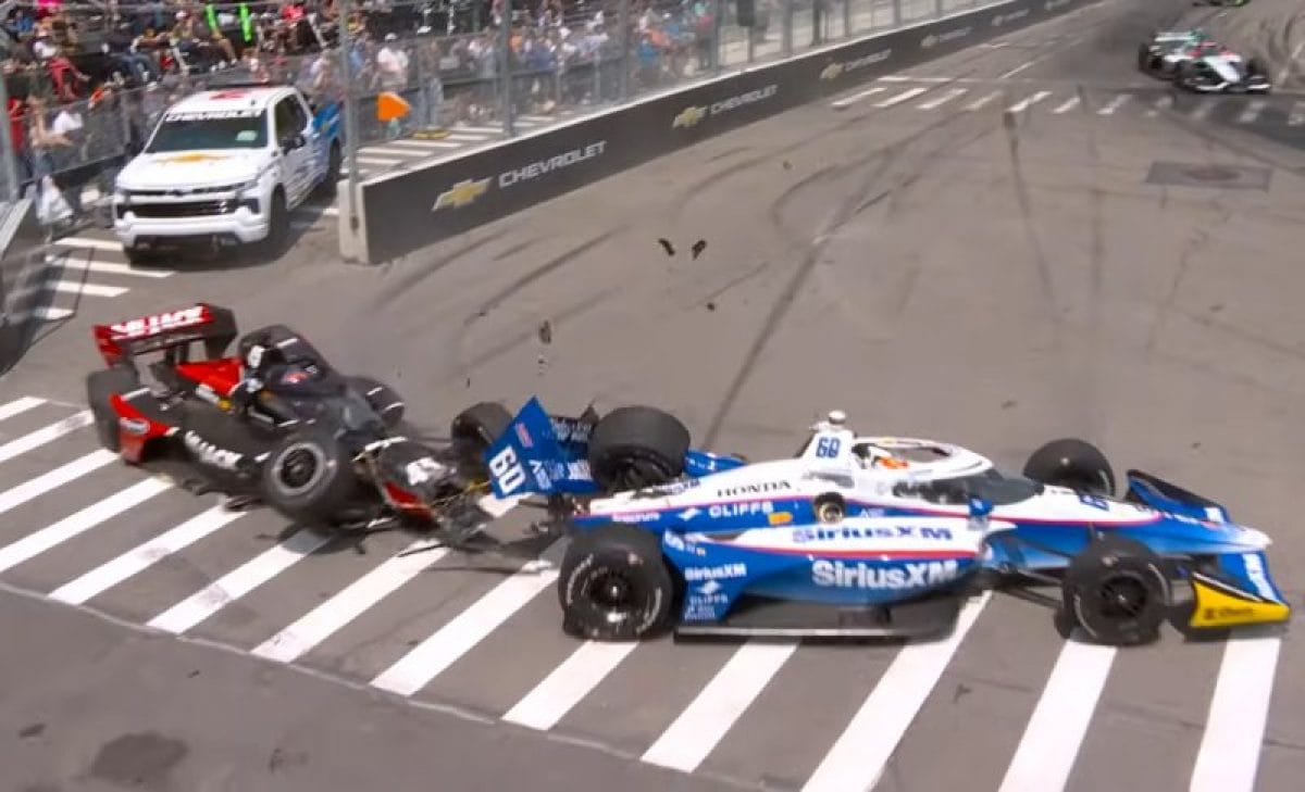 „Kirkwood győzött, Palou szenvedett – Az ígéretes detroiti IndyCar futam drámája (videóval)”