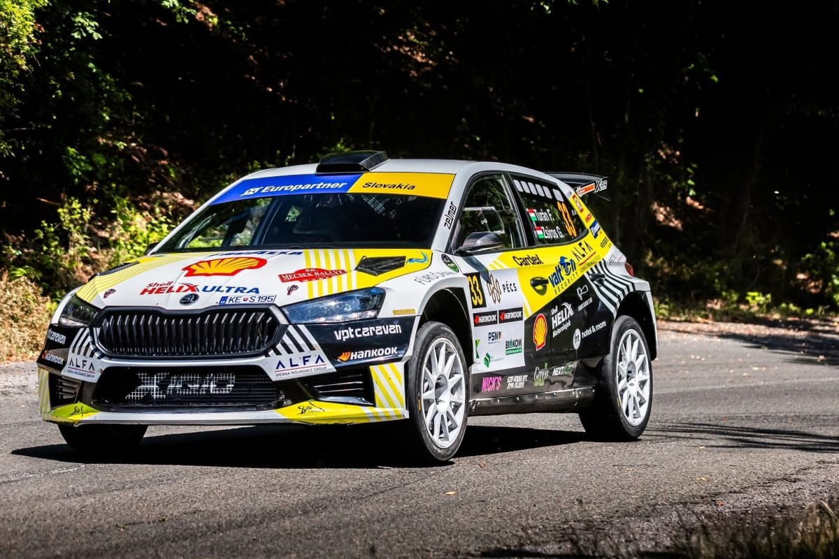 Első nap után Turán Frici vezet Német Gábor előtt a Mecsek Rallyn