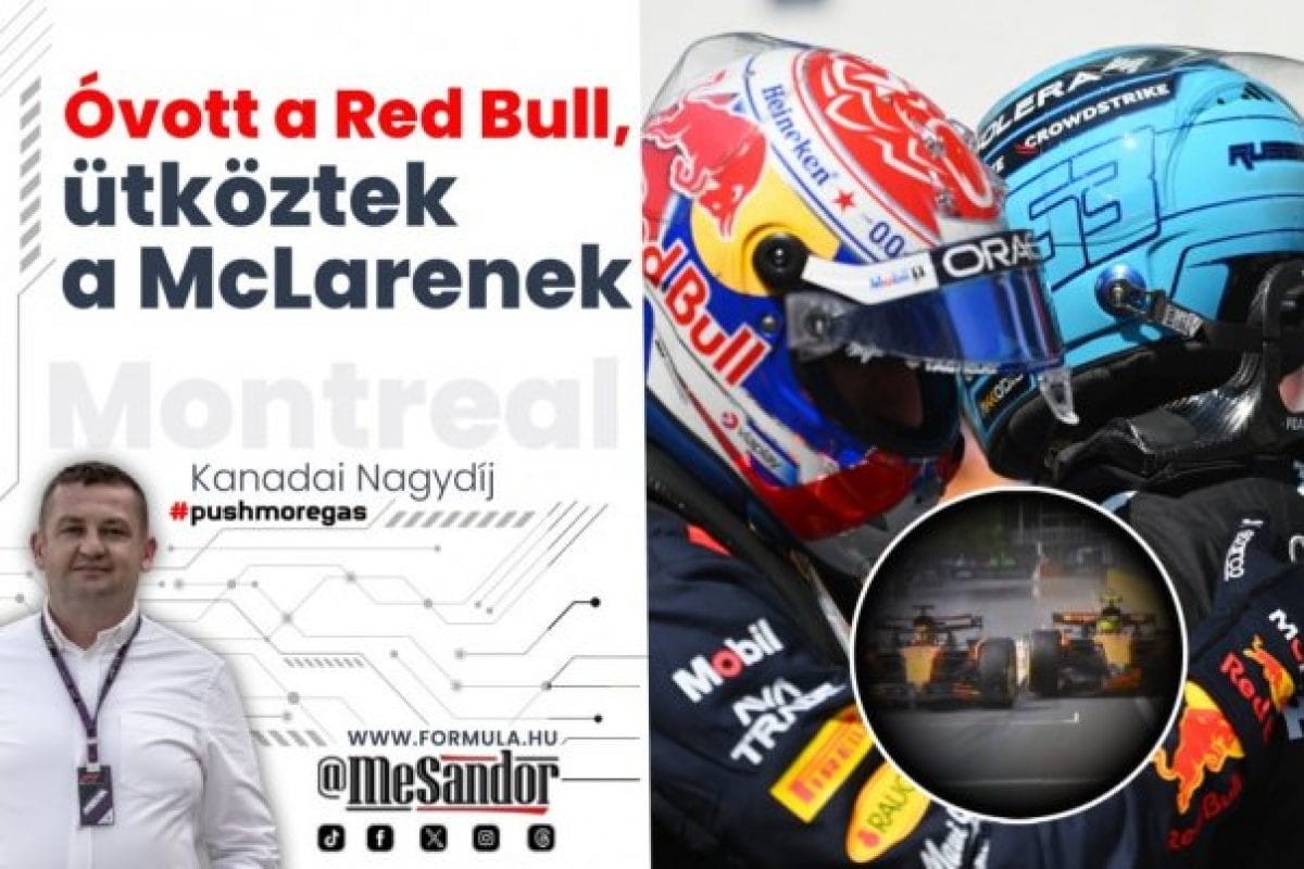 Egyedi pillanat: Red Bull félt, McLaren ütközött