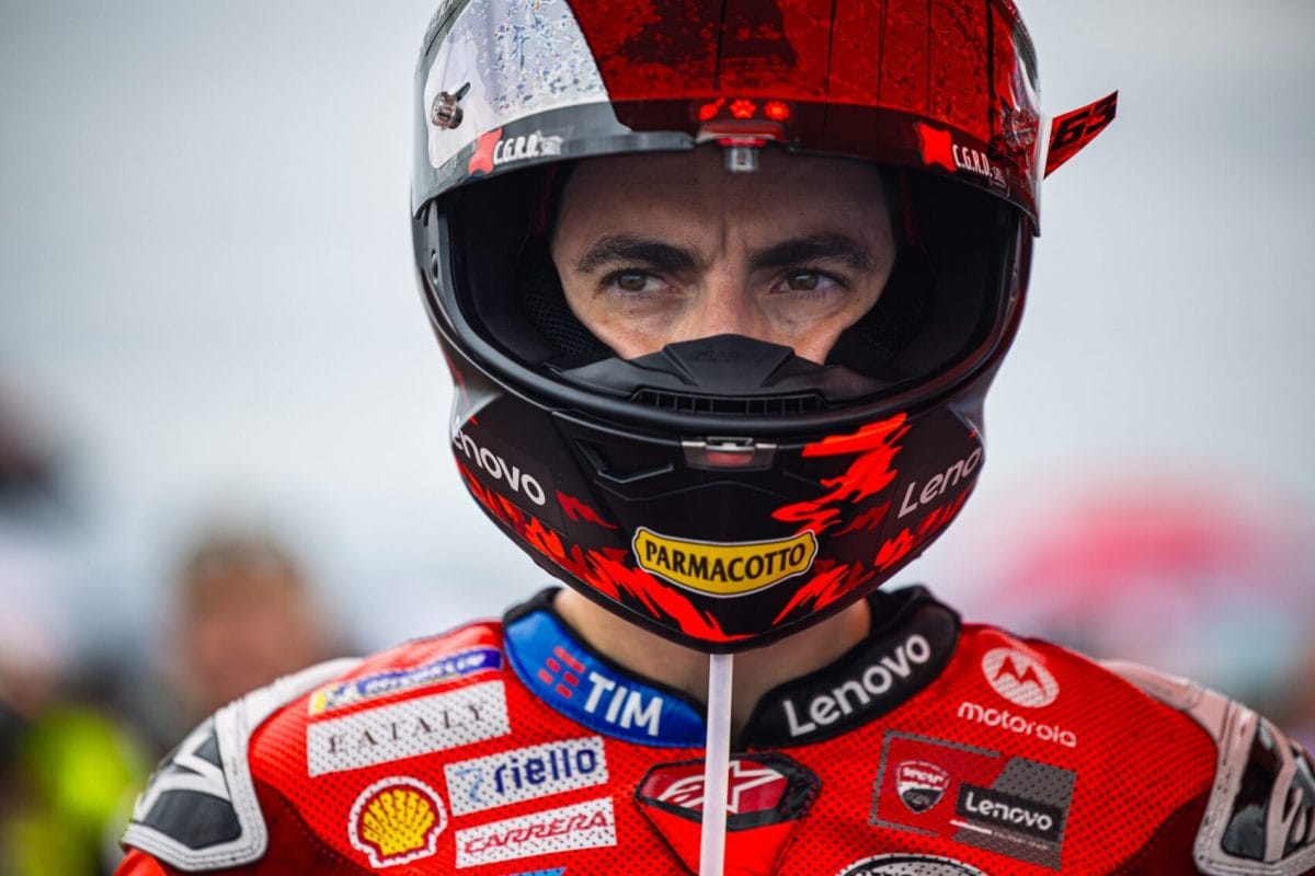 Közel ezer lóerős szörnyeteget vezethetett Bagnaia (videó)