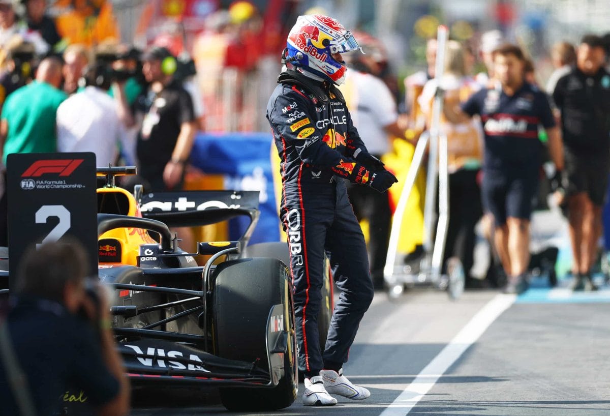 Verstappen dühvel reagált az időmérő után felmerülő kérdésre