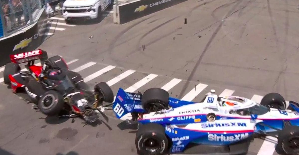 Fordulatos eseményekkel teli Detroit GP: Teljes amerikai dobogó, Palou-kiesés és súlyos baleset