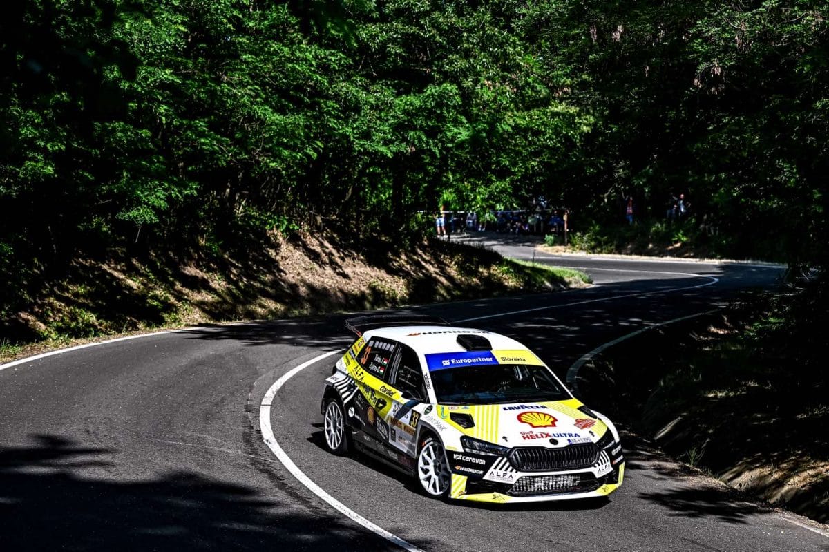 Turán és Német egy másodpercen belül a Mecsek Rallyn