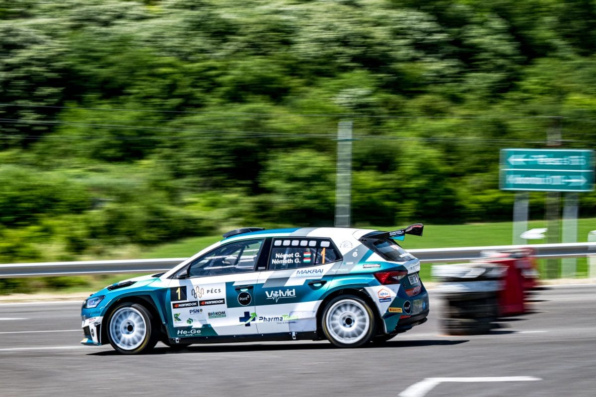 Német Gábor diadalmaskodott a Mecsek Rallyn, lendületesen növelte előnyét az összetett versenyben
