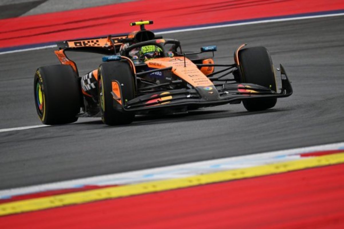 Az F1-es Osztrák Nagydíjban Norris zárja az edzéseket