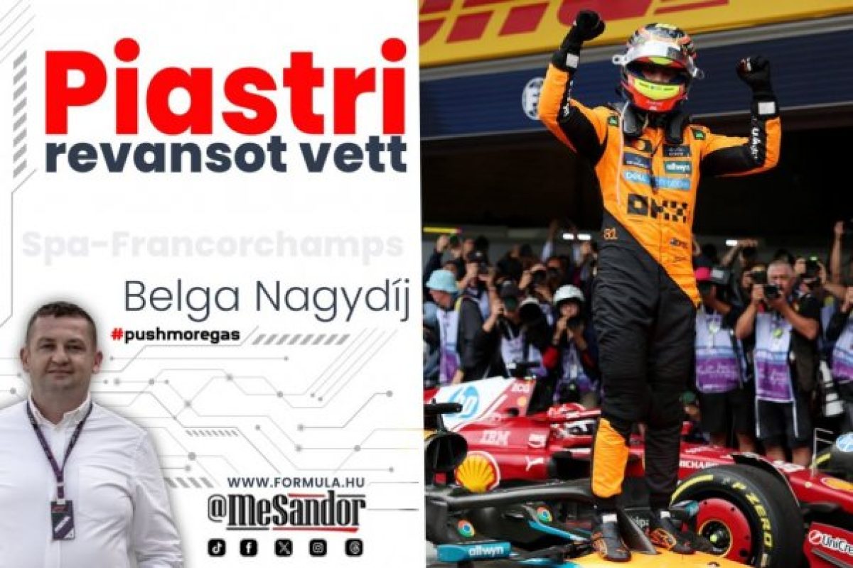 Adrián Piastri diadalmas visszavágást vett a Spanyol Nagydíjon