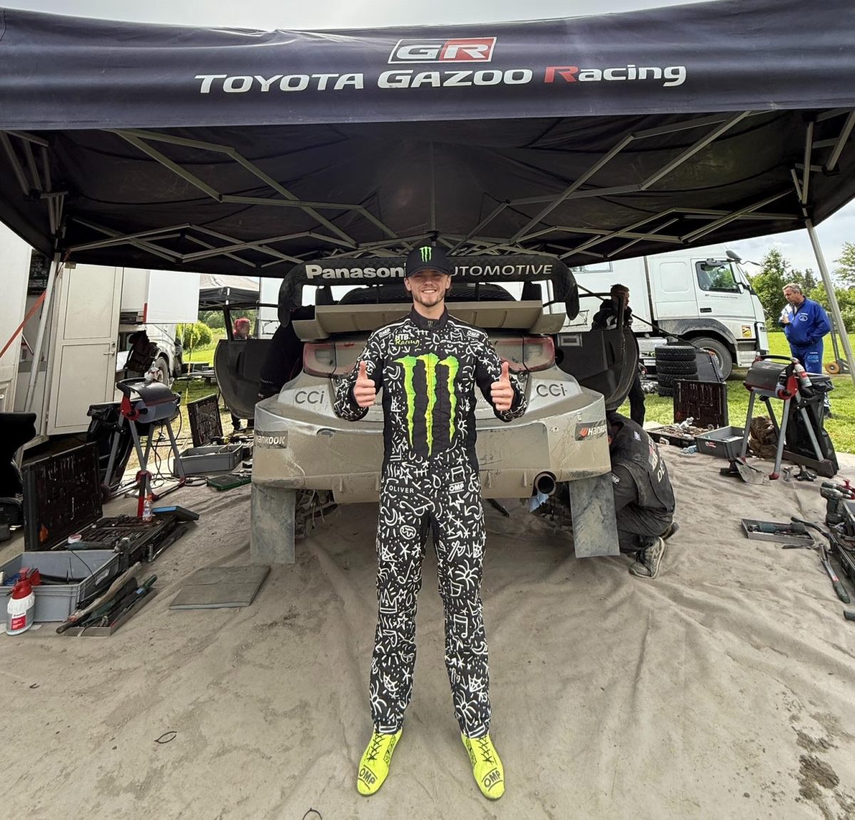 „Oliver Solberg egyre inkább lenyűgözte a Toyota Rally1-es autója”