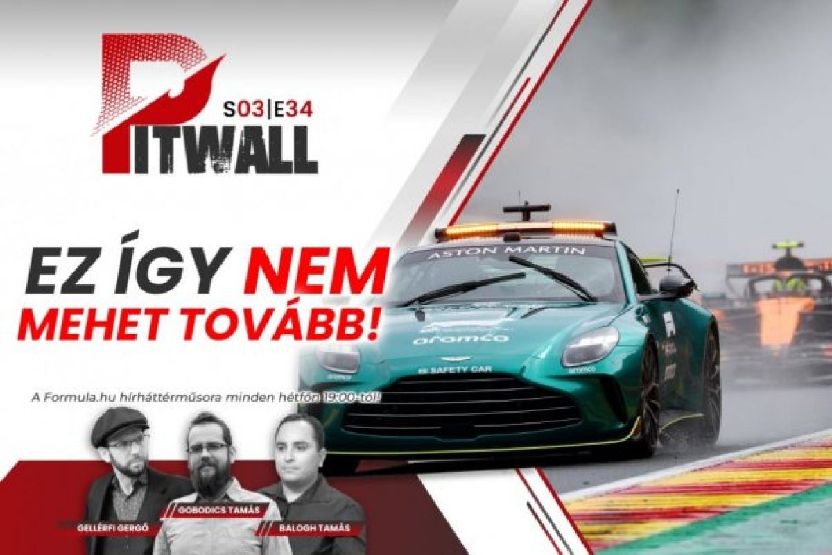 A Pitwall: Itt az ideje cselekedni!