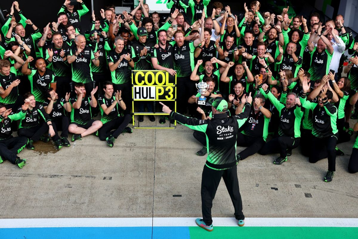 Hülkenberg dobogója: Sauber csapat ünneplése képekben