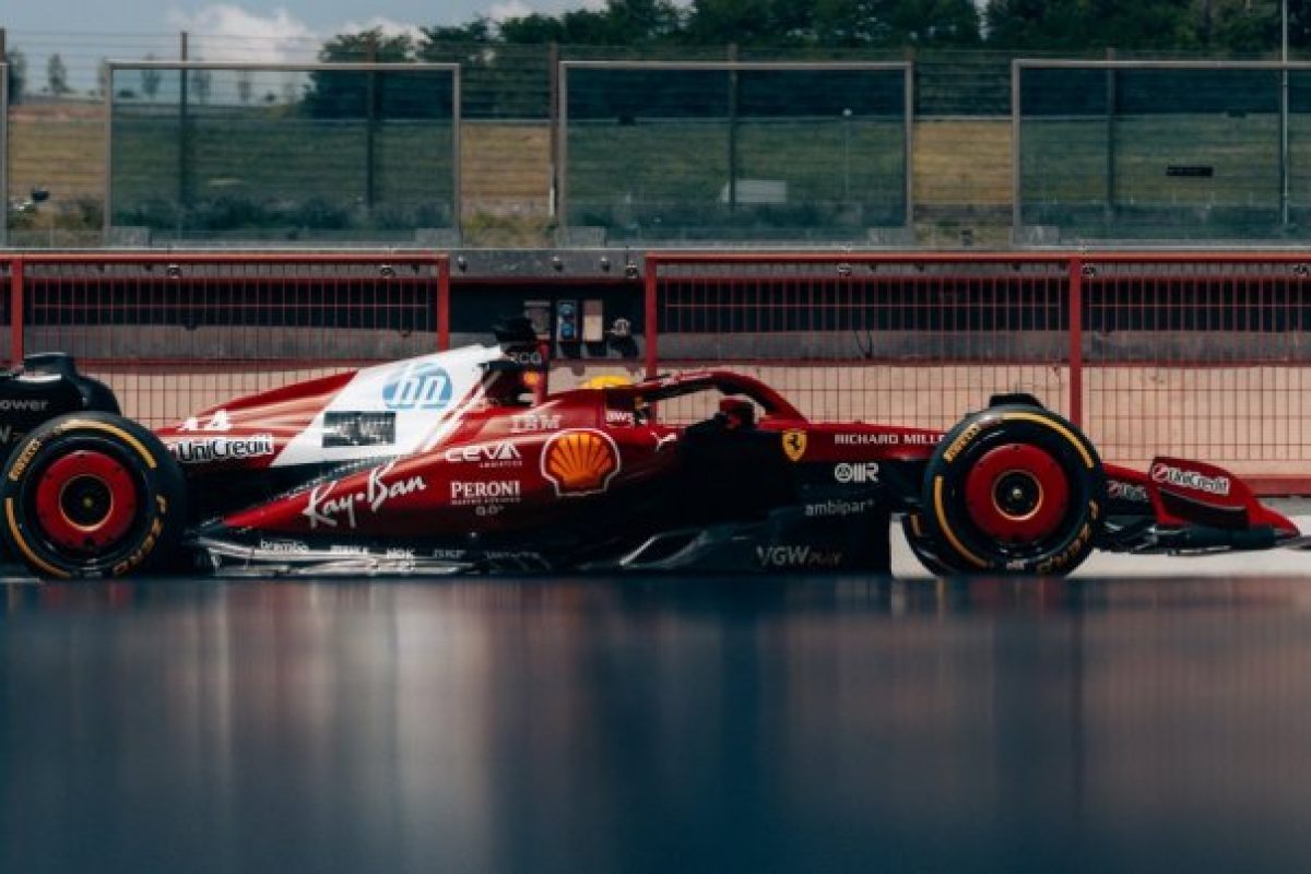 A Ferrari különleges tesztje a mugellói filmes napon