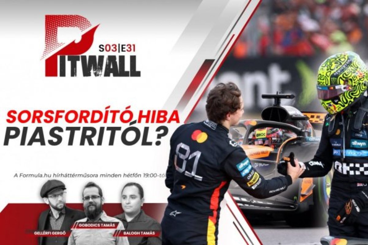 A Pitwall döntő hibája – Milyen hatással van Piastrinek az eset?
